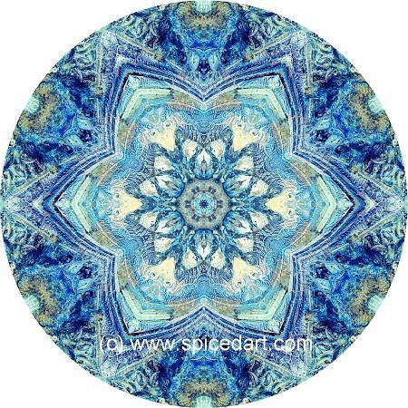 Mandala Art Print - Australia-Gosses Bluff 02