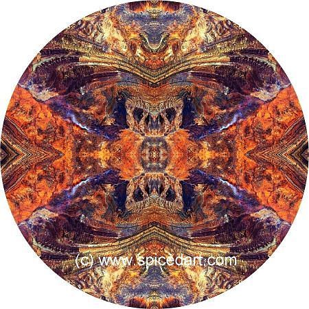 Mandala Art Print - Australia-Gosses Bluff 03