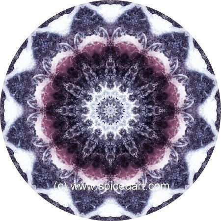 Mandala Art Print - Greenland-Air Whirling 01