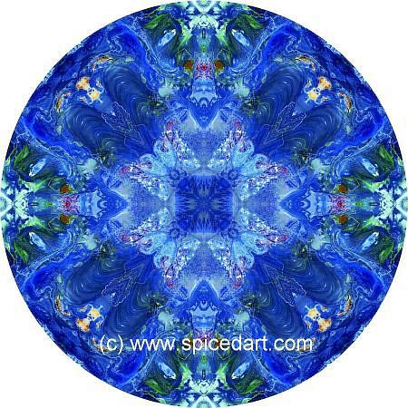 Kaleidoscope Art Print - Iran-Salt Desert 08