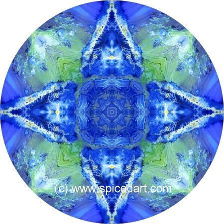 Earth Mandala Art - Iran-Salt Desert 10