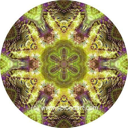 Mandala Art Print - Iran-Zagros Mts 01