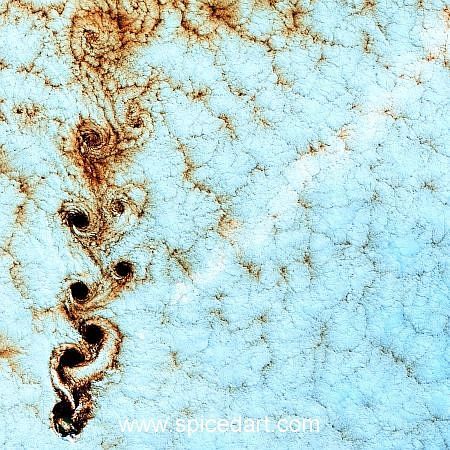 Earth Mandala Art - Karman Vortices Source Image