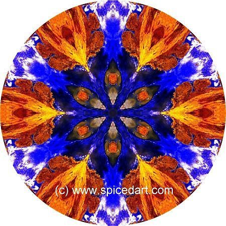 Mandala Art Print - Lake Disappointment 01