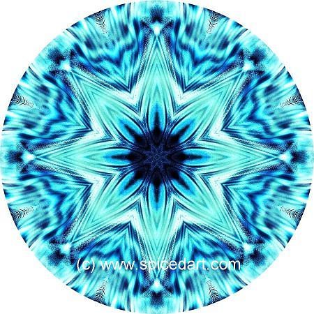 Gaia Mandala Art - Lambert Glacier 01