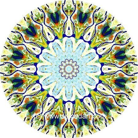 Earth Mandala Art - Mali-Niger River 01