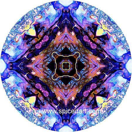 Mandala Art Print - Mali-Niger River 04