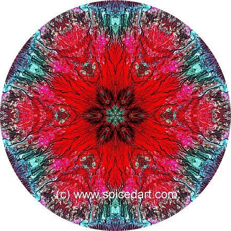 Earth Art Print - Mexico-Colima Volcano 01