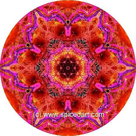 Mandala Art Print - Mississippi Delta 02