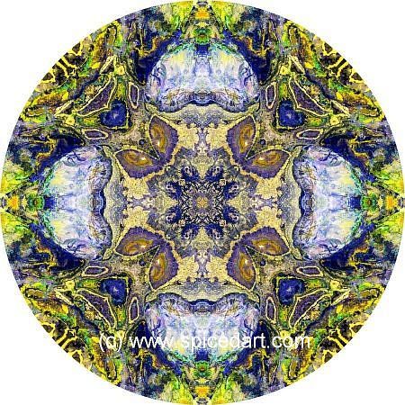 Mandala Art Print - Morocco-Atlas Mts 13