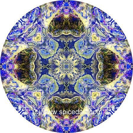 Mandala Art Print - Morocco-Atlas Mts 14