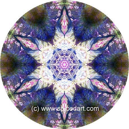 Mandala Art Print - Namib Desert-Massif 02