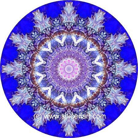 Mandala Art Print - Namib Desert-Massif 06