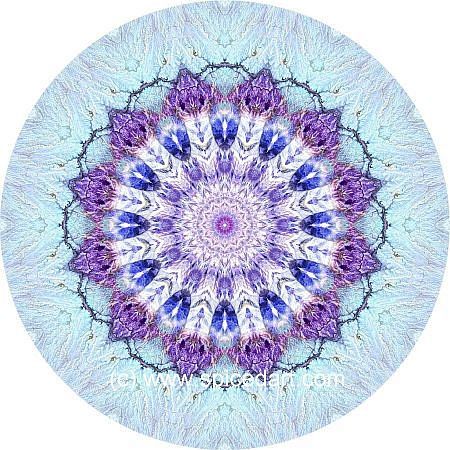 Mandala Art Print - Namib Desert-Massif 10