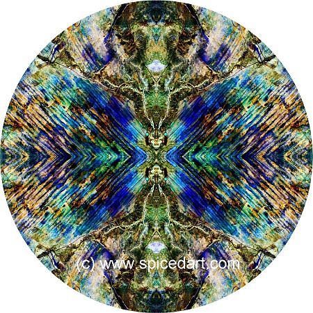 Mandala Art Print - Namibia-Sand Dunes 04