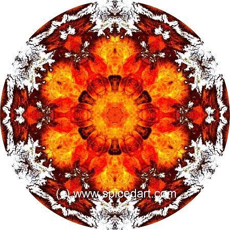 Earth Mandala Art - North America 01