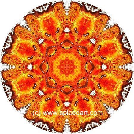 Gaia Mandala Art - North America 03