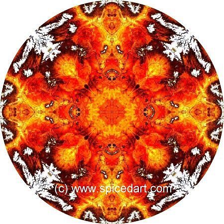 Mandala Art Print - North America 07