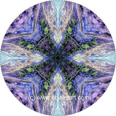 Mandala Art Print - Pakistan-Sulaiman Mts 08