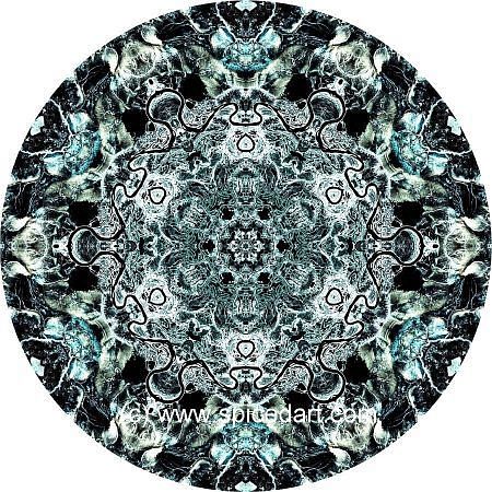 Mandala Art Print - Russia-Mayn River 04