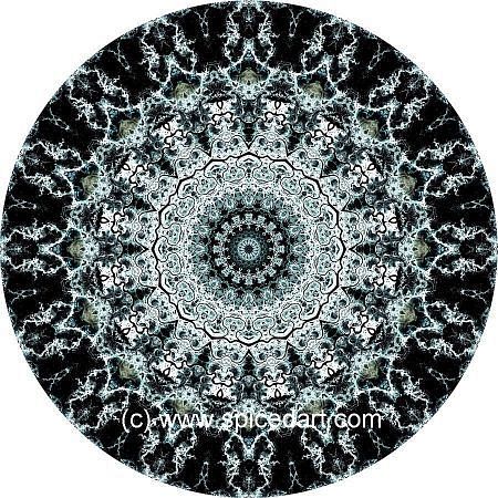 Mandala Art Print - Russia-Mayn River 08