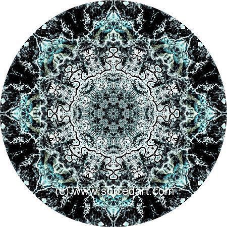 Mandala Art Print - Russia-Mayn River 10