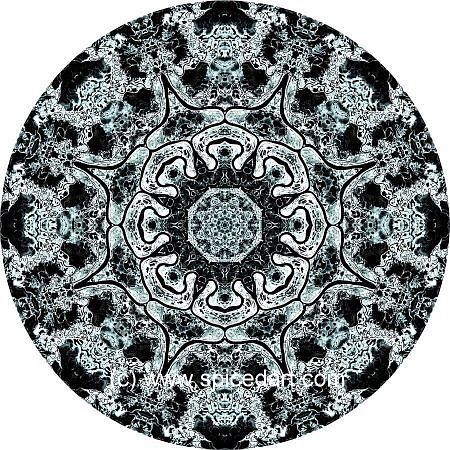 Mandala Art Print - Russia-Mayn River 14