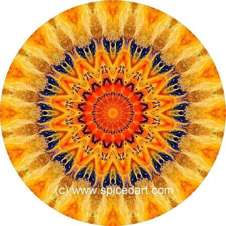 Earth Mandala Art - Sahara-Terkezi Oasis 03