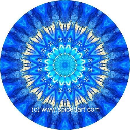 Mandala Art Print - Sahara-Terkezi Oasis 04