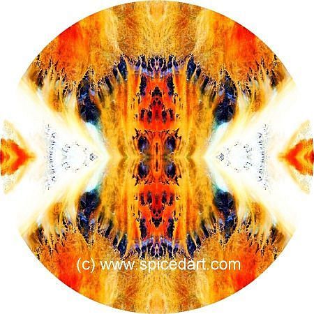 Kaleidoscape Art Print - Sahara-Terkezi Oasis 07