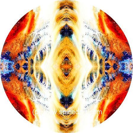 Mandala Art Print - Sahara-Terkezi Oasis 09