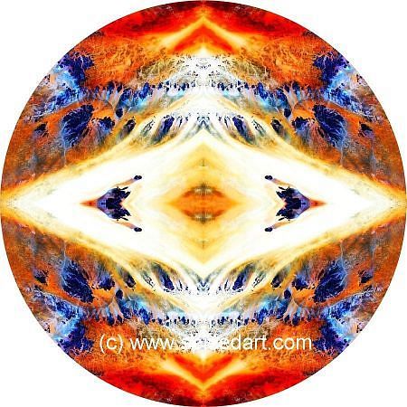 Gaia Mandala Art - Sahara-Terkezi Oasis 11