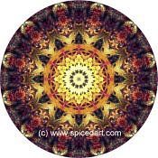 Mandala Art Print Australia-Fire Scars 01