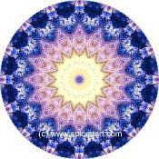 Mandala Art Print Chile-Andes Mts 02
