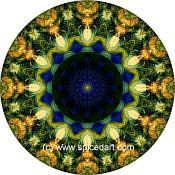 Mandala Art Print Chile-Andes Mts 04