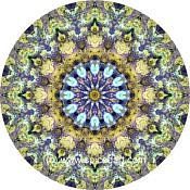 Mandala Art Print Chilean Volcanoes 03