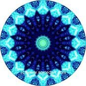 Mandala Art Print Clouds-Aleutian Islands 03