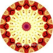 Mandala Art Print Clouds-Aleutian Islands 04