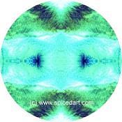 Mandala Art Print Clouds-Aleutian Islands 07