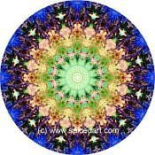 Mandala Art Print Ghadamis River 05