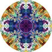 Mandala Art Print Ghadamis River 07