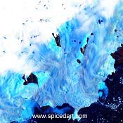 Mandala Art Print - Greenland Glaciers Source Image