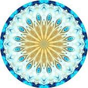 Mandala Art Print Iran-Dasht-e Kavir 01