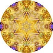 Mandala Art Print Iran-Salt Desert 01