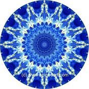 Mandala Art Print Iran-Salt Desert 06