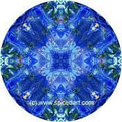 Mandala Art Print Iran-Salt Desert 08