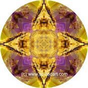 Mandala Art Print Iran-Salt Desert 09