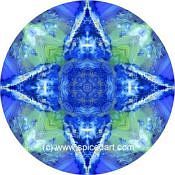 Mandala Art Print Iran-Salt Desert 10