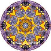Mandala Art Print Lake Carnegie 02