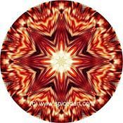 Mandala Art Print Lambert Glacier 02
